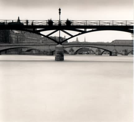 Michael Kenna, Pont des Arts, du Carrousel et Royal, Paris, France (KE-565.7), 1992