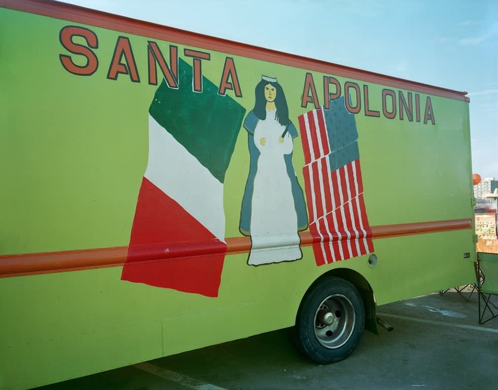 Jim Dow, Rear of Santa Apolonia Taco Truck, Long Wharf, New Haven, CT, 2014