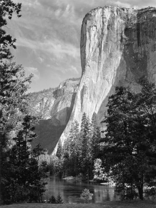 Ansel Adams, El Capitan, Sunrise, Yosemite National Park, 1956