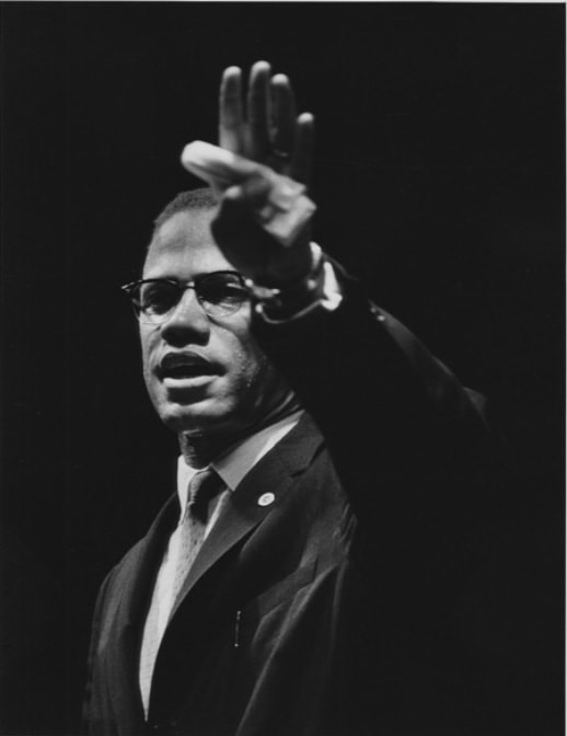 Gordon Parks, Malcolm X at Rally, Chicago, Illinois (47.001), 1963