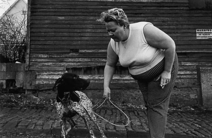 Mark Cohen, Woman and dog, 1976