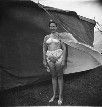 Diane Arbus, Girl in Circus Costume, Maryland, 1970