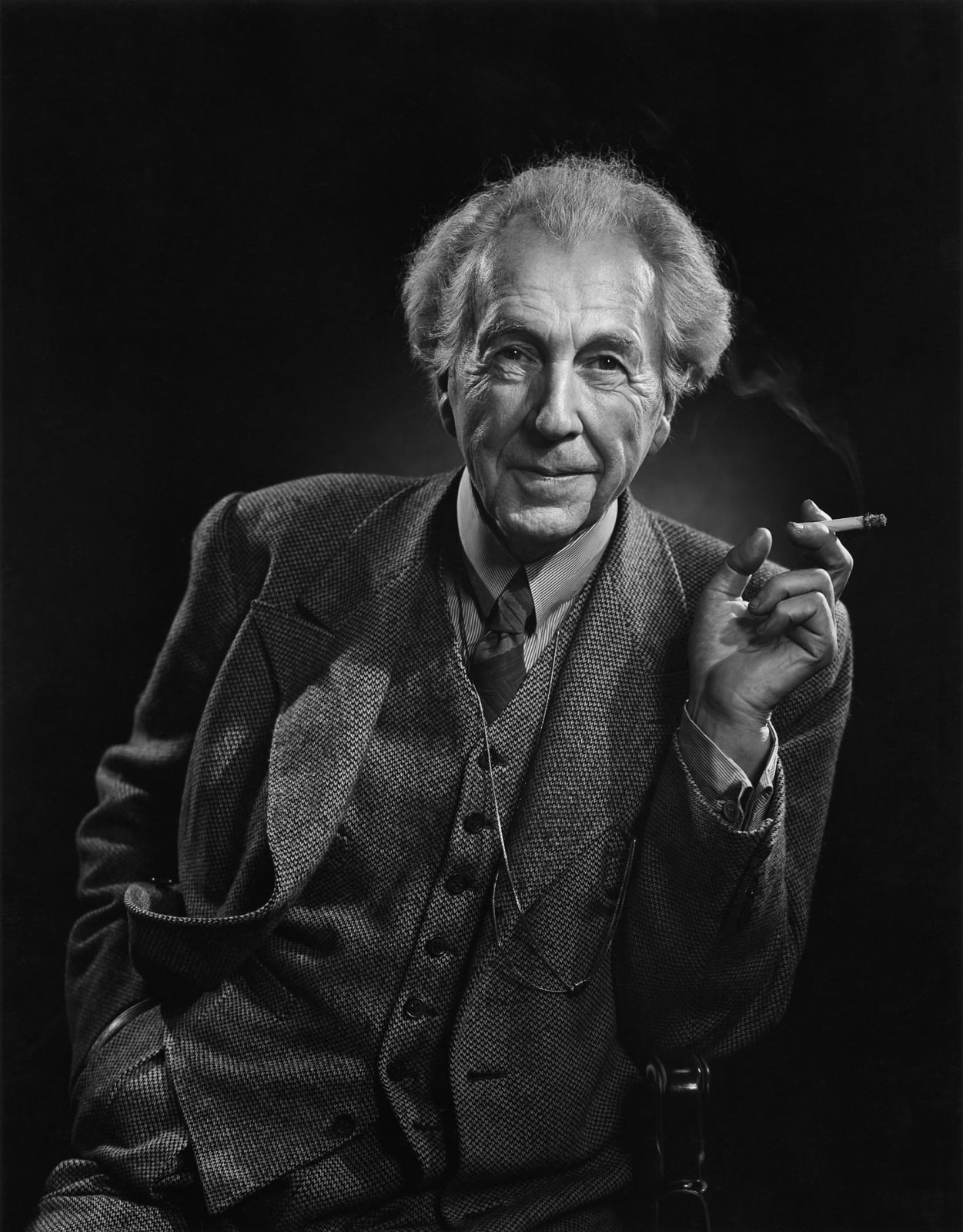 Yousuf Karsh, Frank Lloyd Wright, 1945