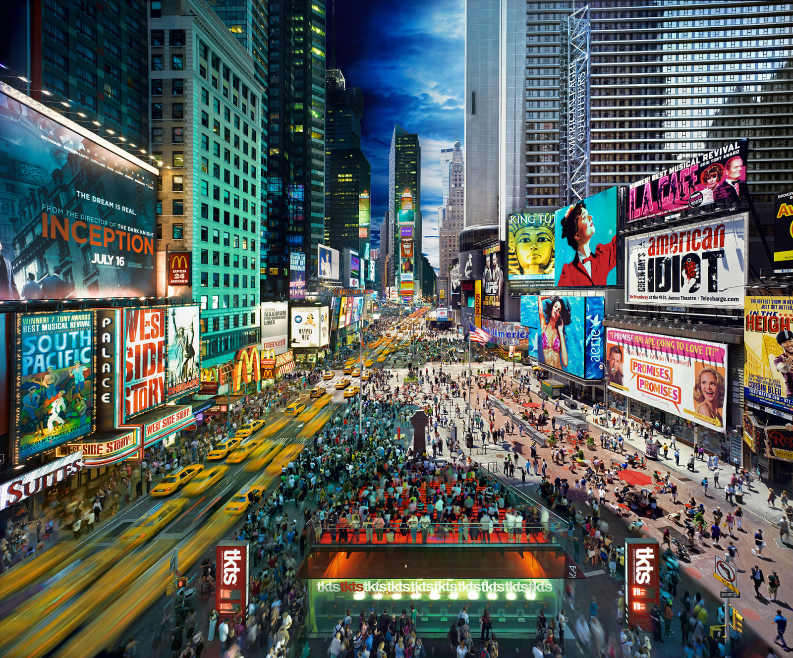 Stephen Wilkes, Times Square, NYC, Day to Night™, 2010