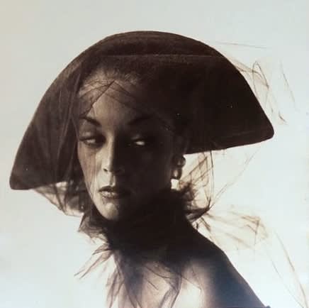 Irving Penn, Woman with Hat and Veil (Jean Patchet)