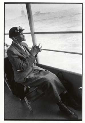 Bruce Davidson, Mother Brown, New York 1962 (born 1852). Mother Brown on a Group Outing on Ferry to the Statue...
