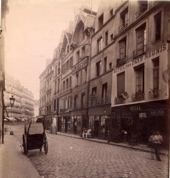 Eugene Atget, Rue Galande: V Quartier de la Sorbonne (3676), c.1899
