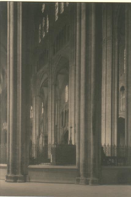 Frederick Evans, Across Nave (Bourges Cathedral), c.1906