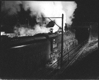 O. Winston Link, NW54, Charging to Roanoke, Waynesboro, VA, 1956