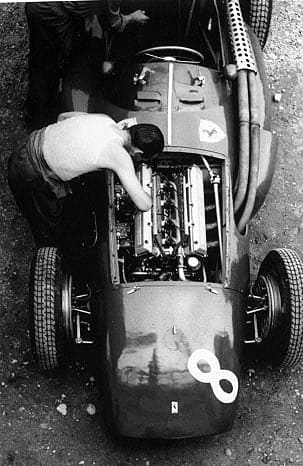 Jesse Alexander, Ferrari Mechanic, Reims, France, 1954
