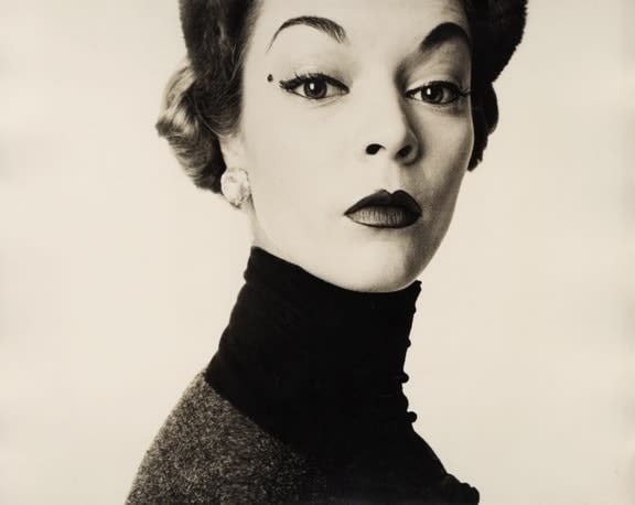 Irving Penn, Woman with Long Black Neck (Jean Patchett), New York, c. 1951