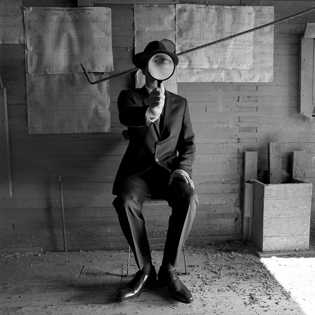 Rodney Smith, Collin with Magnifying Glass, Alberta, Canada