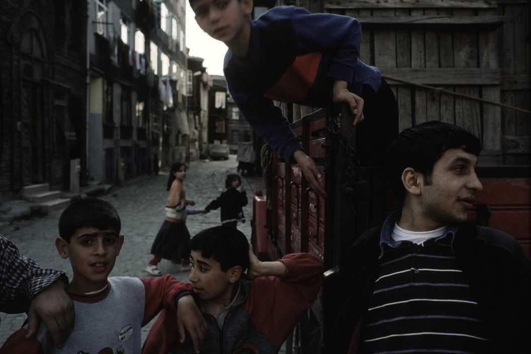 Alex Webb, Istanbul (boys/truck/faith), 2001