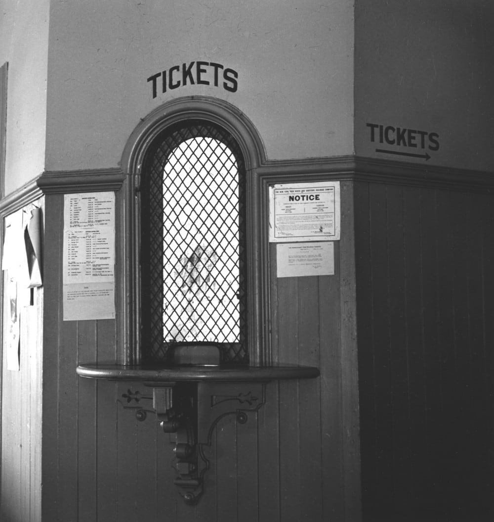 Walker Evans, Kingston Station, Rhode Island, 1953