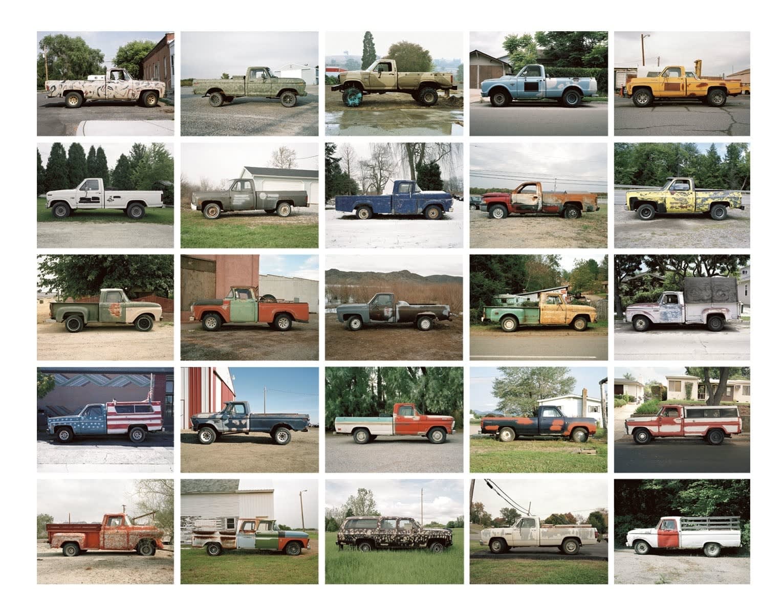 Jeff Brouws, Partially Painted Pickup Trucks Portfolio, 1993-2006