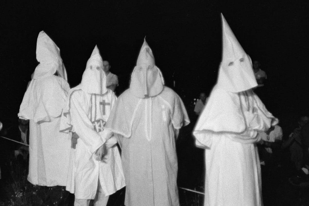 Constantine Manos, Ku Klux Klan (four klansmen), Columbia, South Carolina, 1952