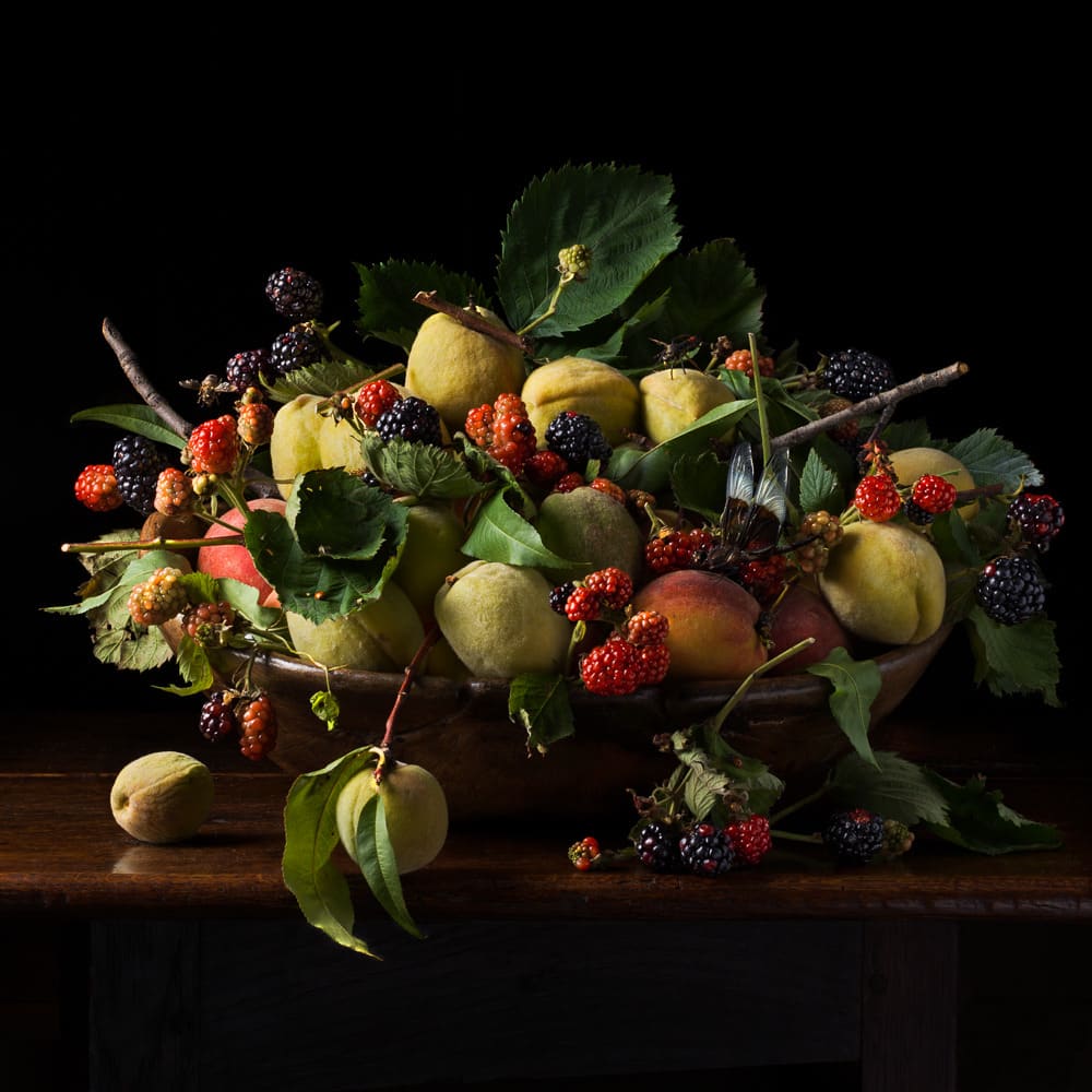 Paulette Tavormina, Blackberries and Peaches, After G.G., 2013