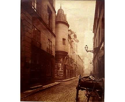 Eugene Atget, La rue Hautefeuille, Paris, c. 1900