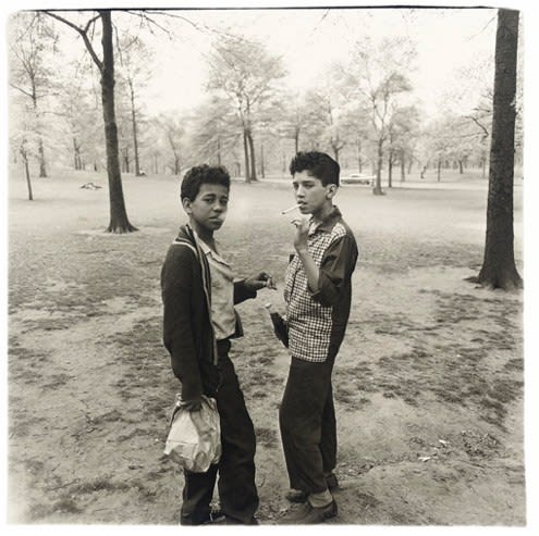 Diane Arbus, Two Boys Smoking in Central Park, 1963
