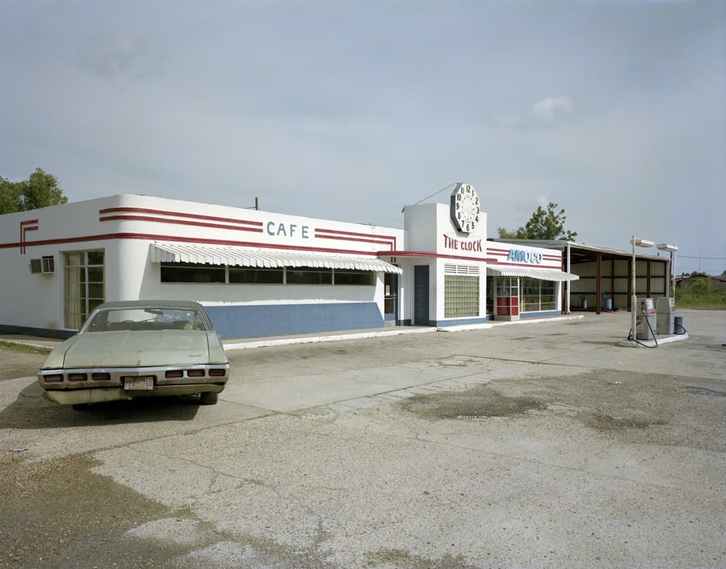Jim Dow, Clock Truck Stop, US 11, Pickayune, MS, 1978