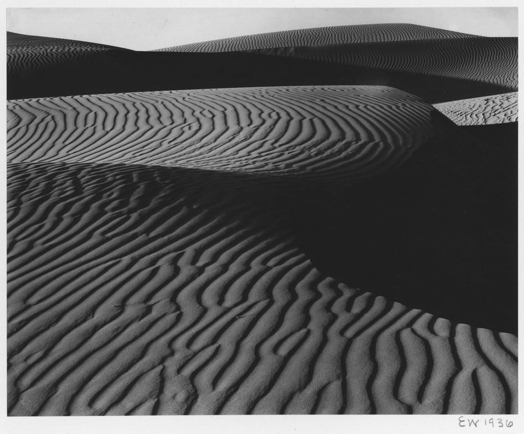 Edward Weston, Dunes, Oceano (25 SD '36), 1936