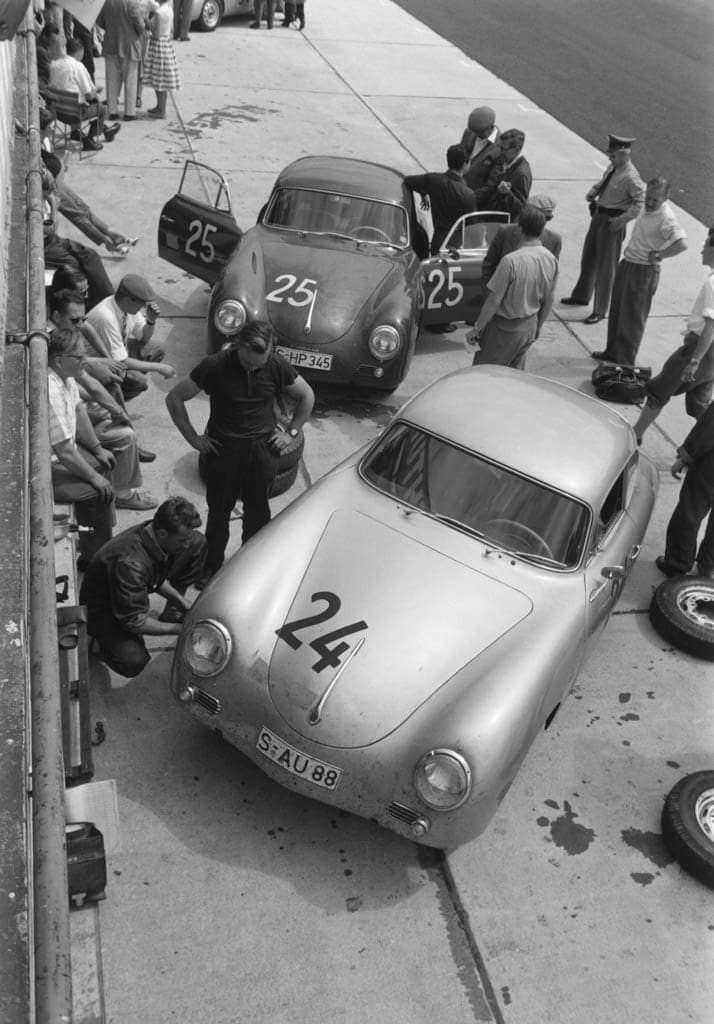 Jesse Alexander, Factory 356 Team, Nürburgring, Nürburg, Germany, 1956