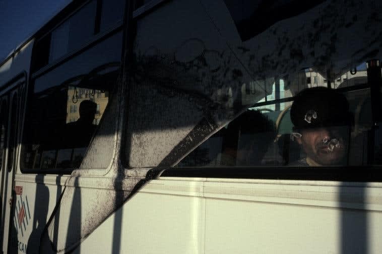 Alex Webb, Istanbul (Bus Passenger), 1998