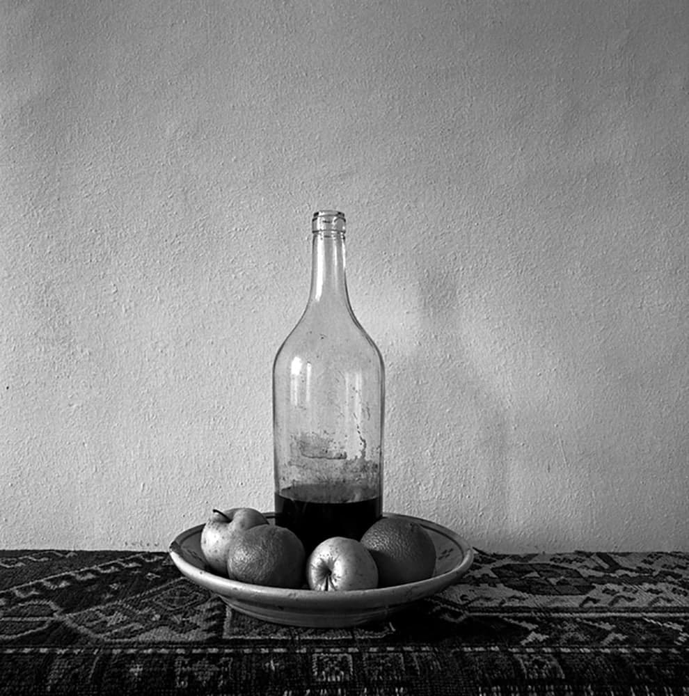 Stephan Brigidi, Still Life with Bottle, Via dei Coronari, Roma, 1978