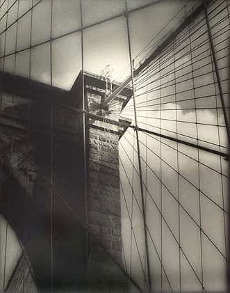 Tom Baril, Brooklyn Bridge (646) - proof one from 'New York' a portfolio of ten photogravures