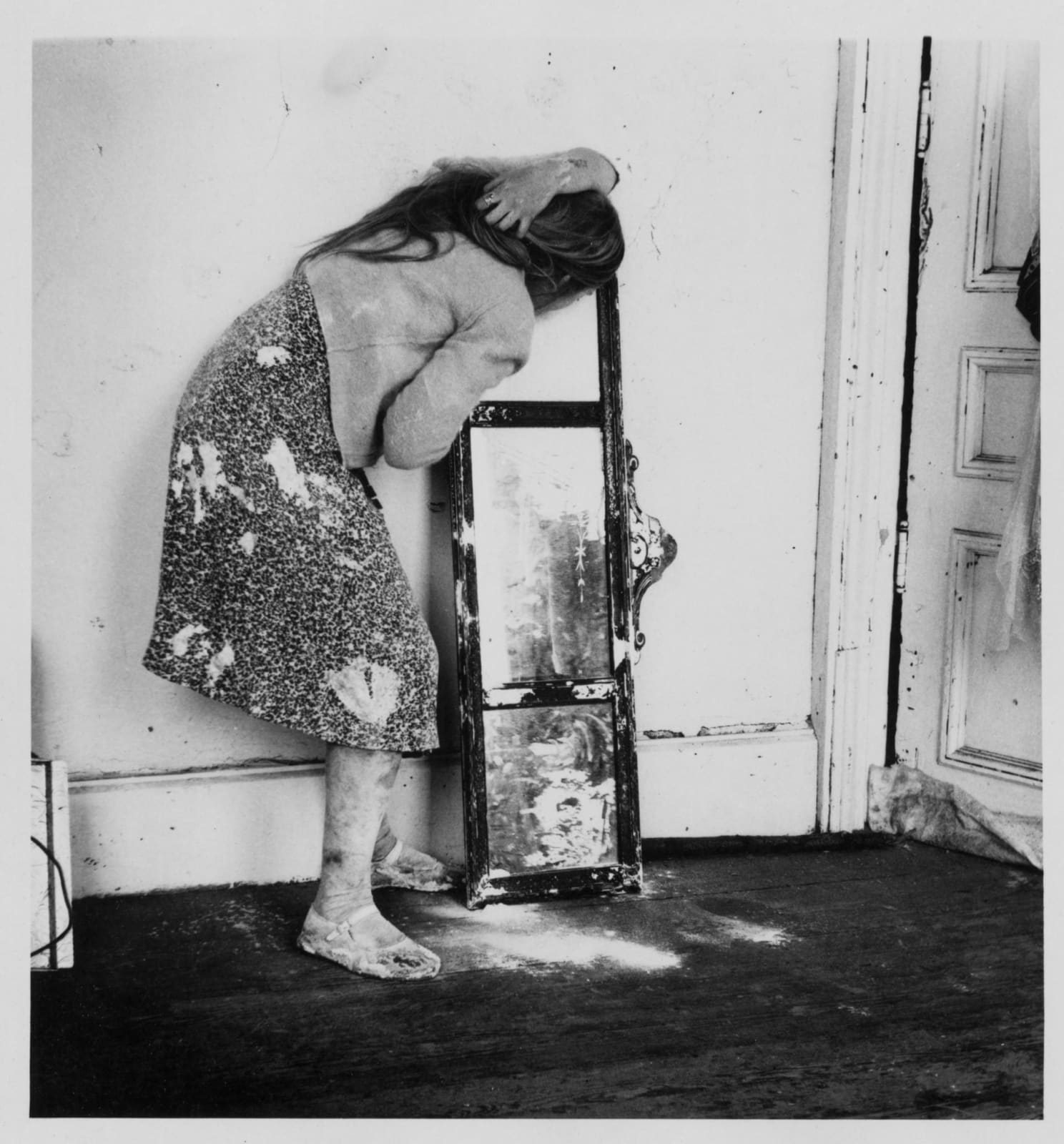 Francesca Woodman, Untitled (Powdered Mirror), 1977-78