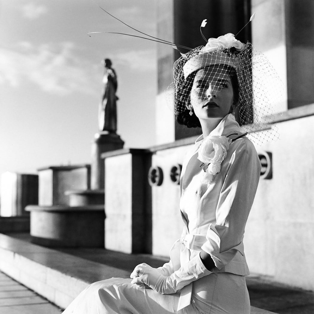 Rodney Smith, Mira seated in The Trocadero, Paris, France