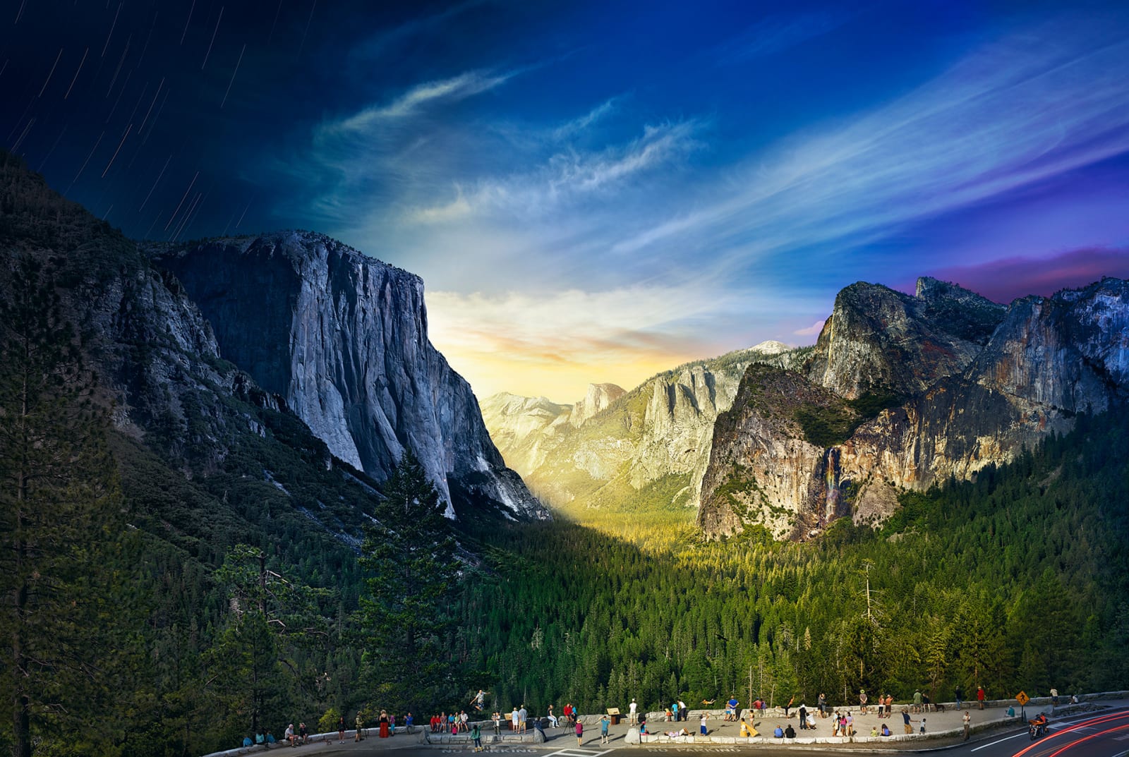 Stephen Wilkes, Tunnel View, Yosemite National Park, Day to Night™, 2014