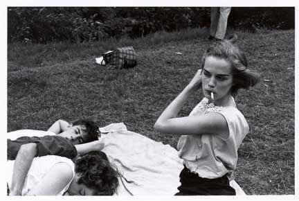 Bruce Davidson, Girl With Cigarette During a Prospect Park Picnic, 1959