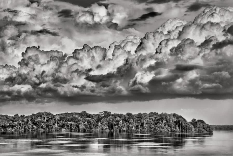 Sebastião Salgado, The paraná connecting the Rio Negro with the Cuyuní River.In Portuguese,paranásarelake- like bodies of water connected to major...