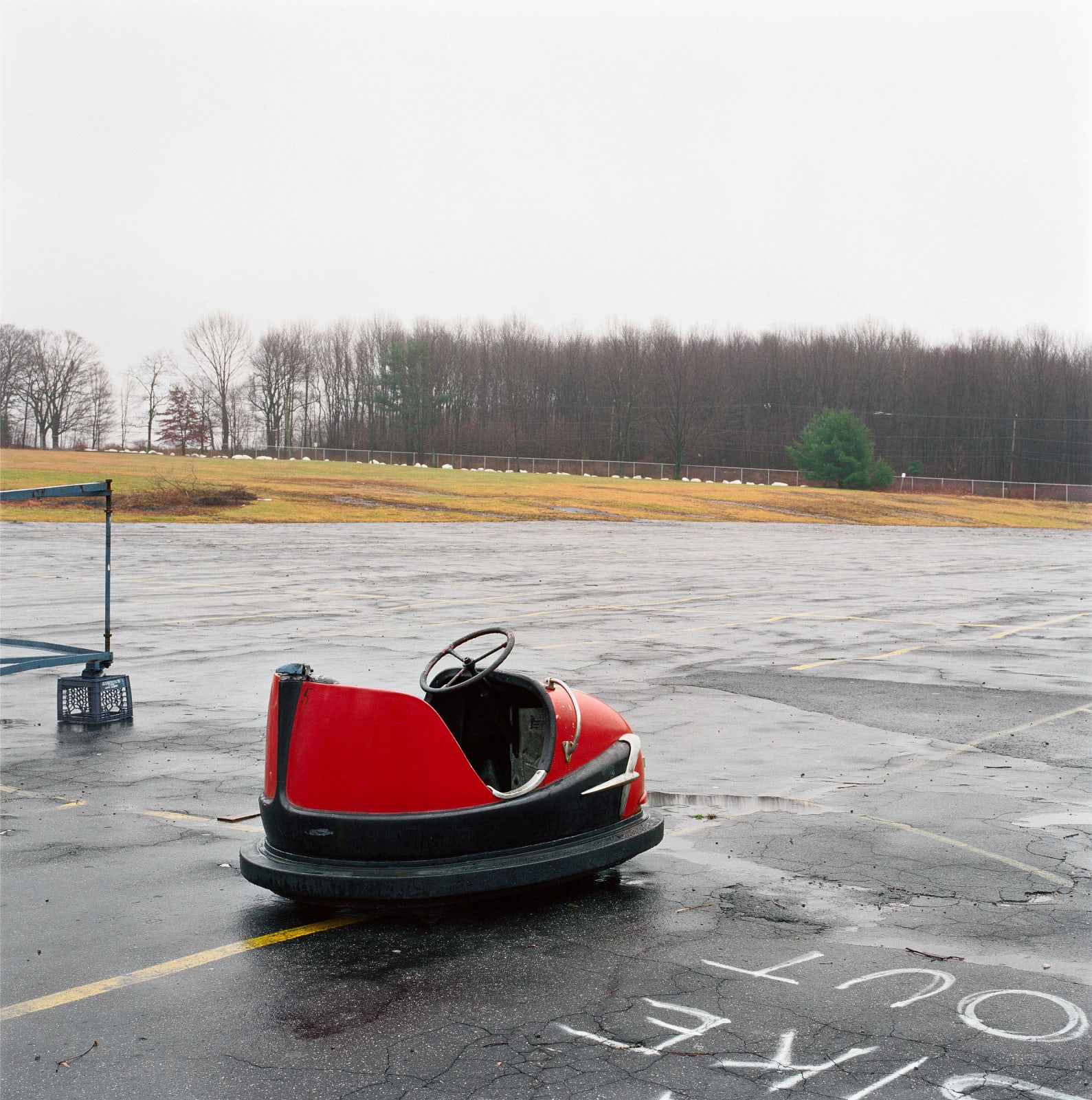 Jeff Brouws, Lone Bumper Car, Connecticut, 1991