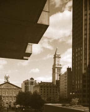 Tom Baril, View From Government Center (727), 2001