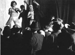 Brassaï, Conchita, Parade a Fete Foraine, 1931-32