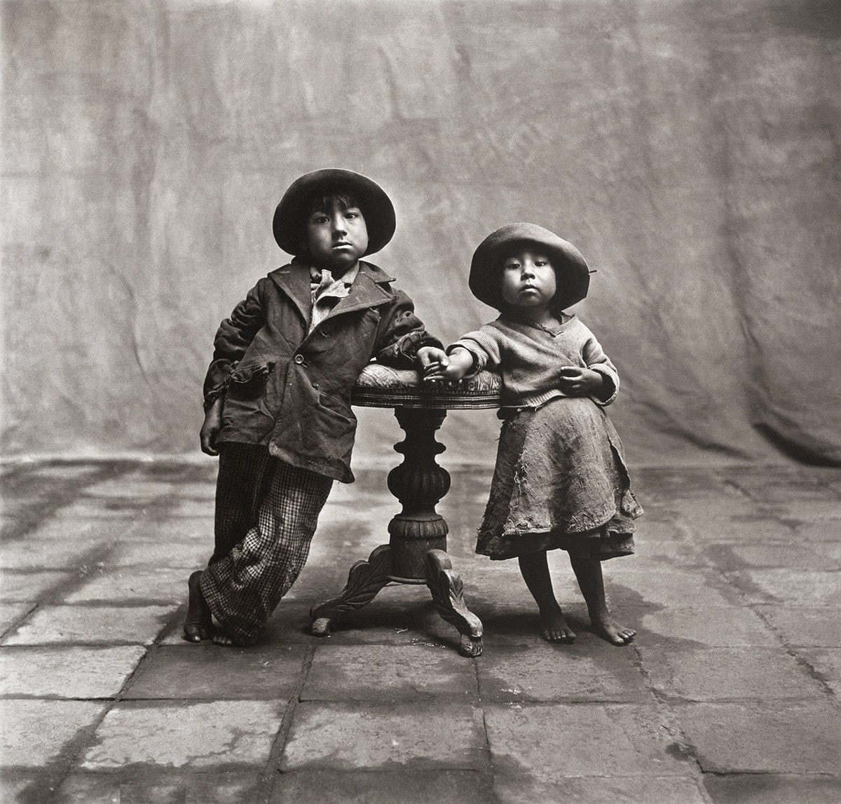 Irving Penn, Cuzco Children, Cuzco, Peru, 1948