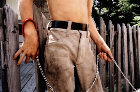 Mark Cohen, Boy with Chain, Wilkes-Barre, PA, 1975