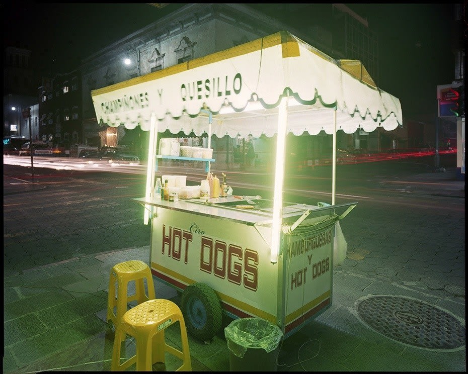 Jim Dow, Cart Selling Hot Dogs, Puebla, Puebla State, Mexico, 2012