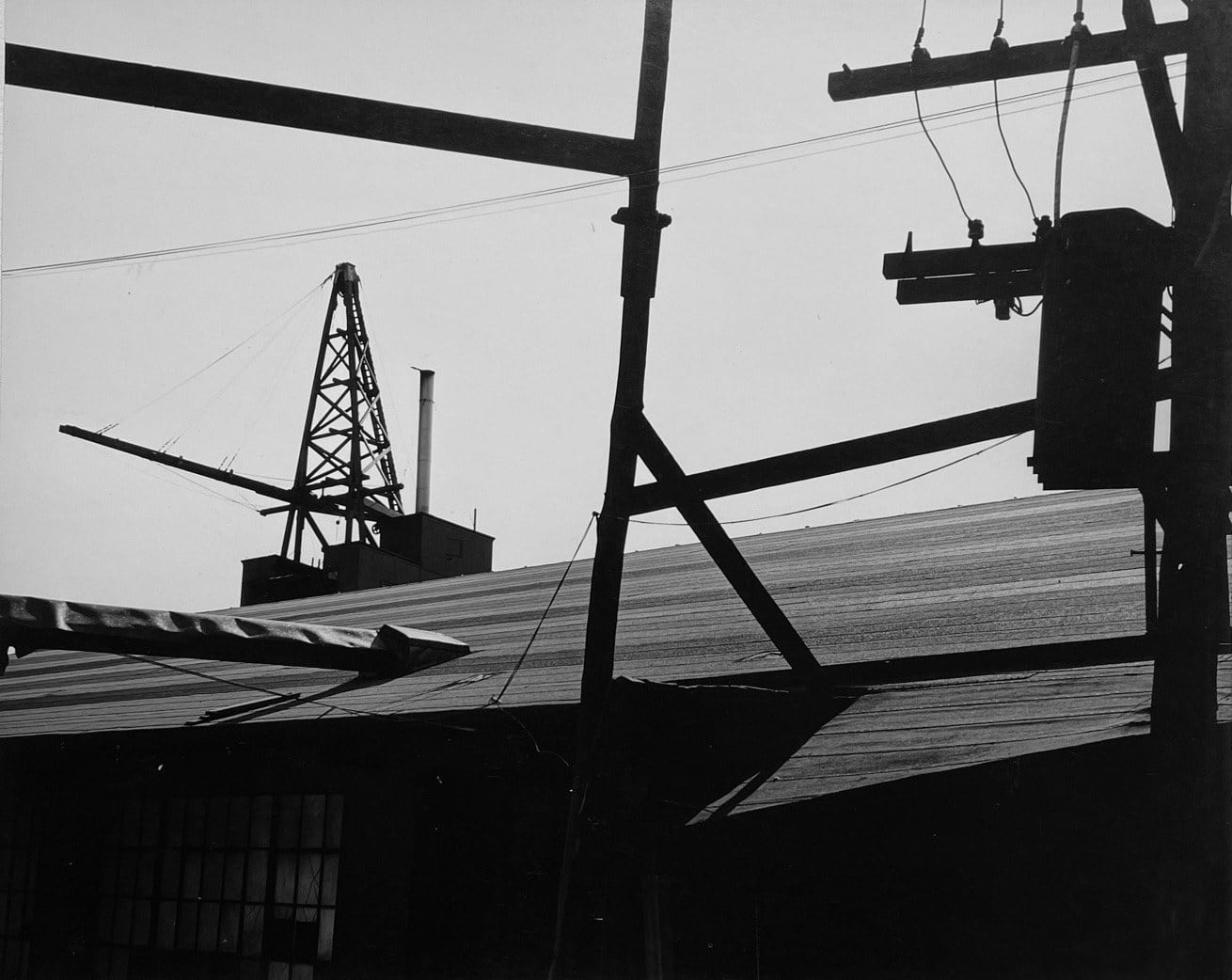 Aaron Siskind, Gloucester (Rooftops), 1944