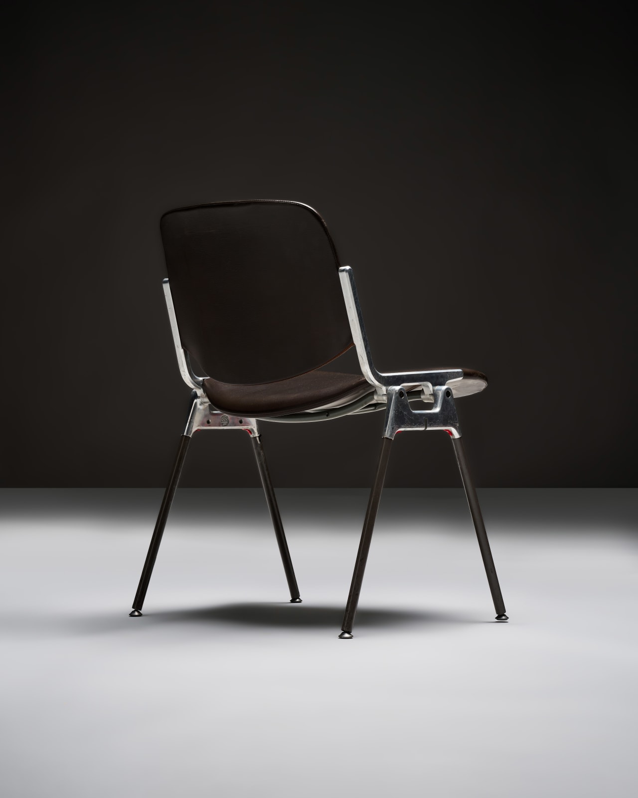 Giancarlo Piretti for Anonima Castelli, Set of Four Stacking Dining Chairs