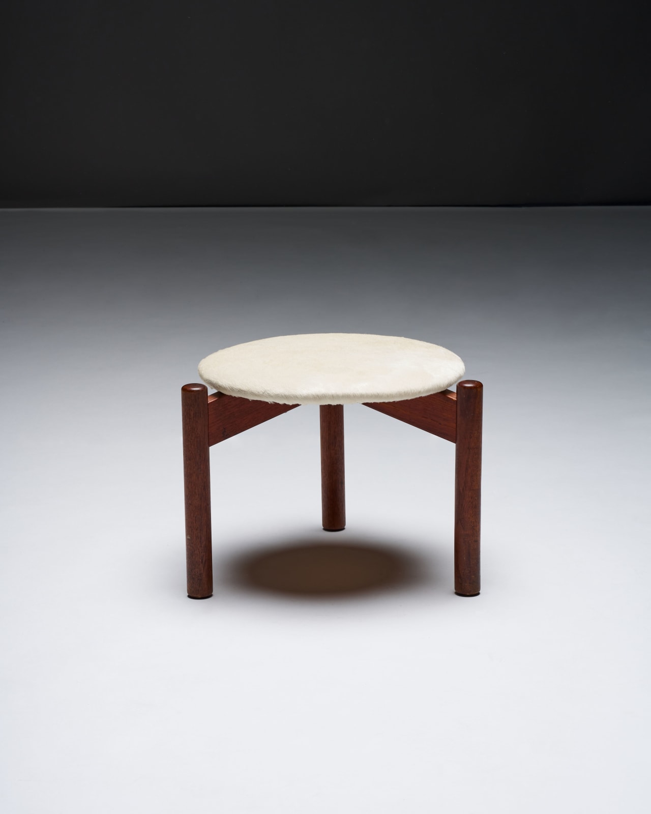 Uno & Östen Kristiansson for Luxus, Vintage Tripod Stool