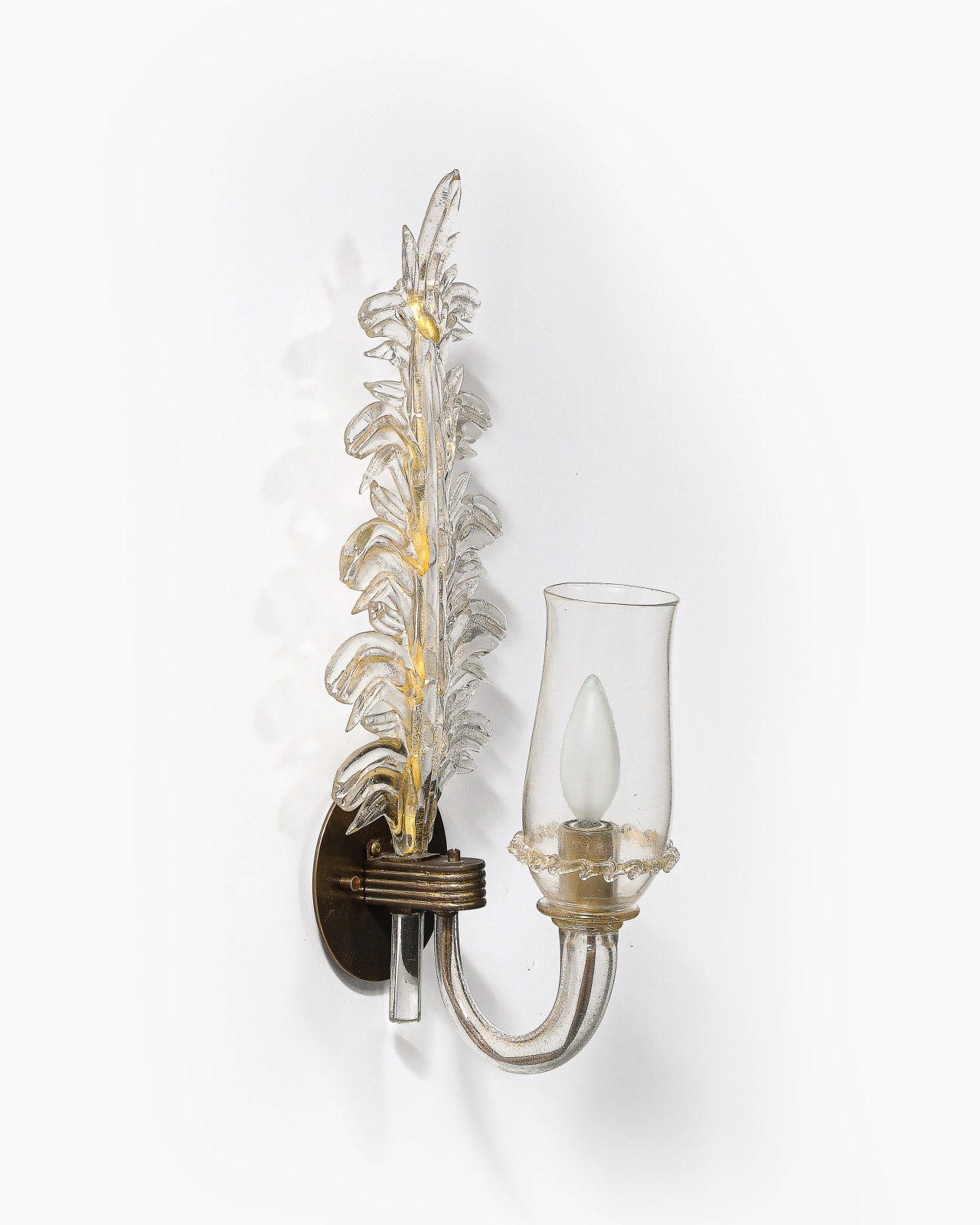 Seguso Verti D'Arte, Glass Sconces