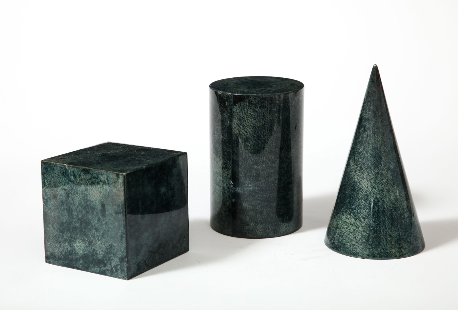 Aldo Tura, Set of Drawing Forms/Desk Accessories, Italy