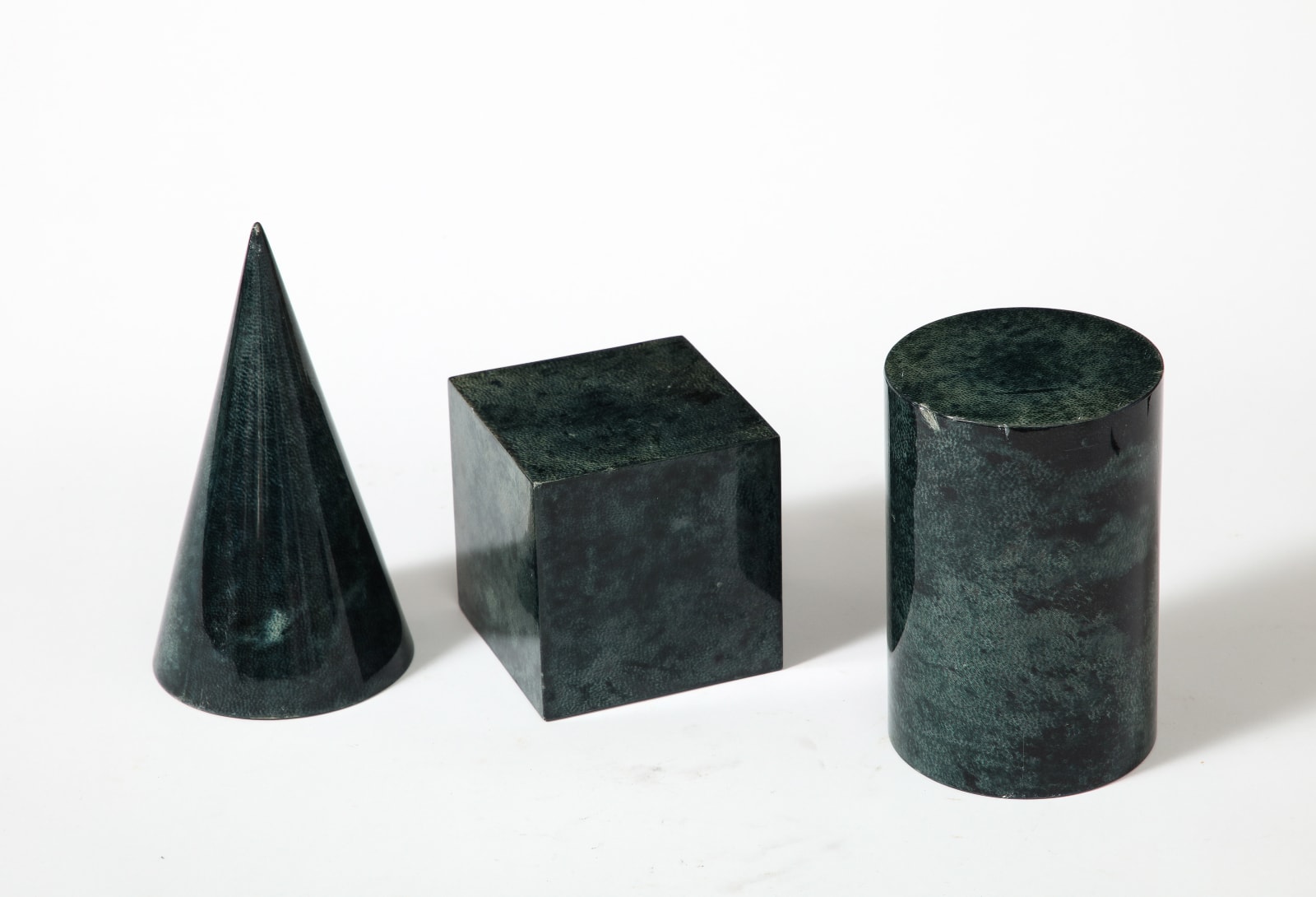 Aldo Tura, Set of Drawing Forms/Desk Accessories, Italy