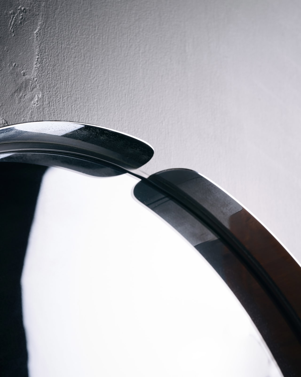 Patinated Steel Mirror