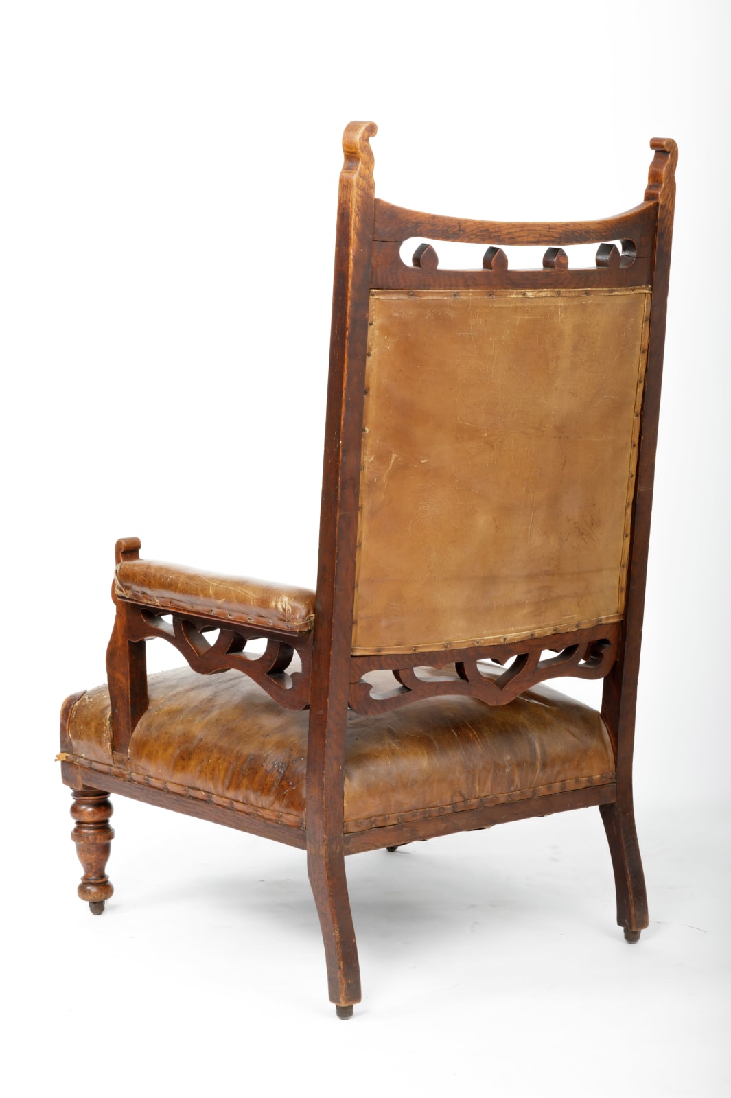 Pair Of Gothic Style Arm Chairs