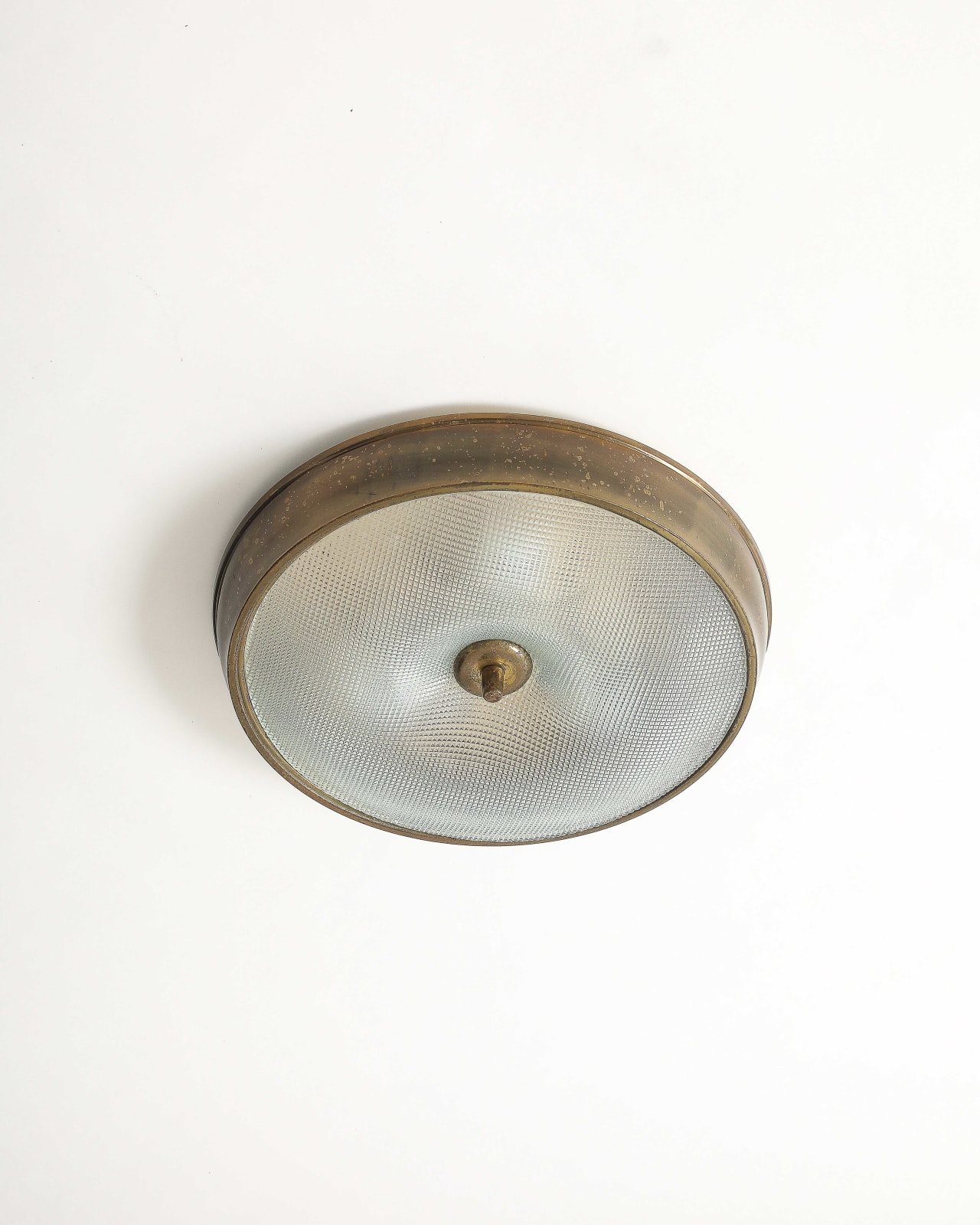 In the Manner of Fontana Arte, Flush Mount Light Fixture