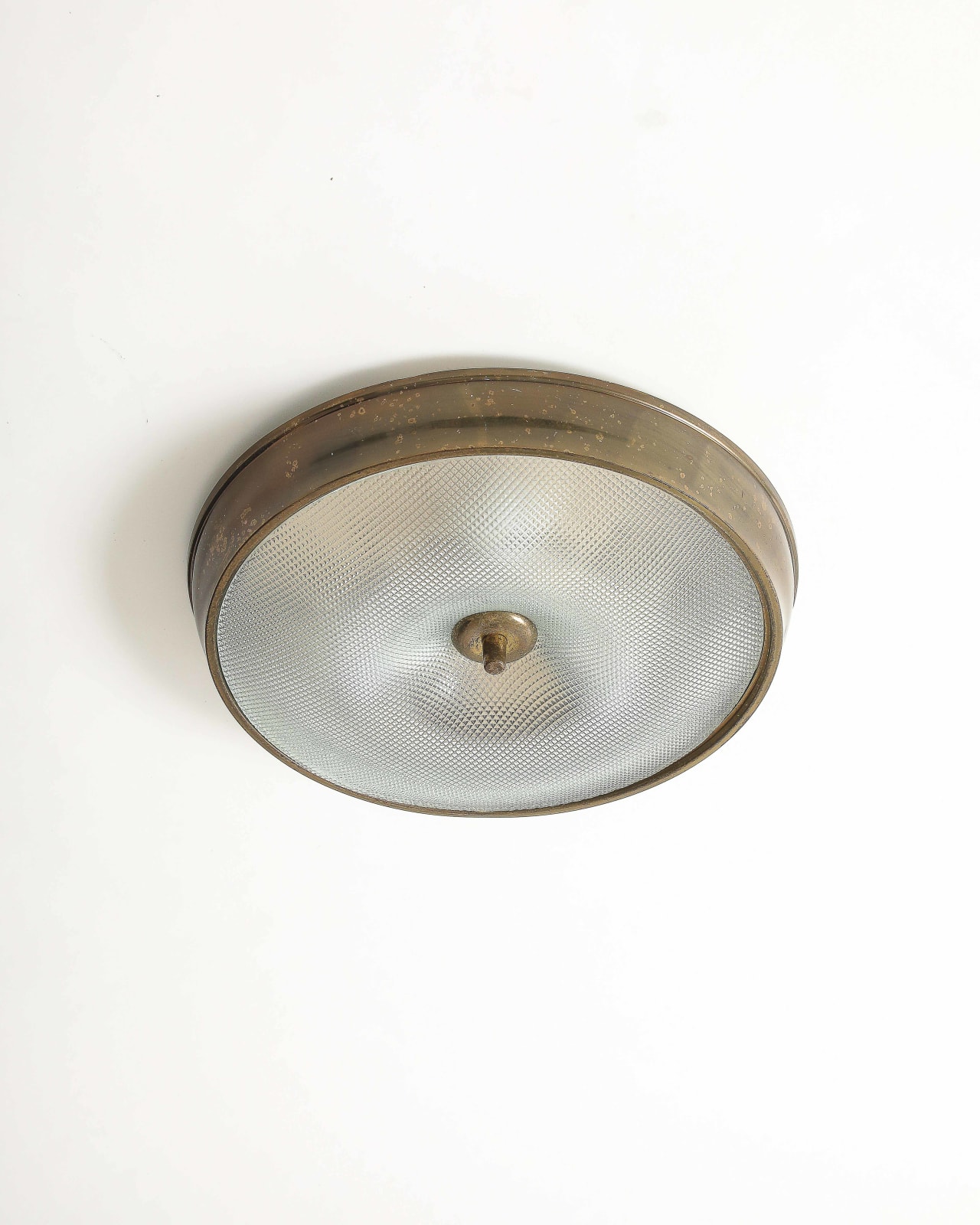 In the Manner of Fontana Arte, Flush Mount Light Fixture